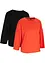 T-shirt sportiva tecnica (pacco da 2) con maniche a 3/4, bpc bonprix collection