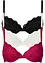 Reggiseno push-up con ferretto (pacco da 3), bonprix