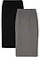 Gonna elasticizzata di jersey (pacco da 2), bonprix