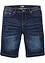 Bermuda di jeans in felpa con taglio comfort, regular fit, bonprix