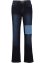 Jeans elasticizzati straight effetto patchwork, John Baner JEANSWEAR