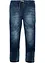 Jeans in felpa con cinta comoda, a vita media, bonprix