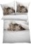 BIancheria letto double-face con gatto, bpc living bonprix collection
