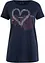 T-shirt in cotone con cuore, bonprix