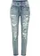 Jeans skinny a vita alta con zone sdrucite, bonprix