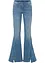 Jeans bootcut in cotone biologico, a vita bassa, RAINBOW