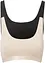 Reggiseno bustier con cotone biologico (pacco da 2), bonprix