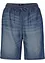 Bermuda in denim leggero di misto lino, bonprix