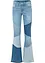 Jeans a zampa, vita media, bonprix