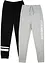 Pantaloni tuta in misto cotone morbido (pacco da 2), bonprix