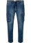 Jeans con elastico in vita e tasche cargo regular fit, tapered, John Baner JEANSWEAR
