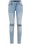 Jeans super skinny con effetto sdrucito, RAINBOW