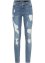 Jeans skinny con effetto sdrucito, RAINBOW