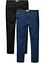 Jeans termici con elastico in vita regular fit, straight (pacco da 2), bonprix