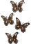 Portacandela da parete a forma di farfalla (pacco da 4), bpc living bonprix collection