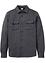 Felpa con zip in stile camicia, John Baner JEANSWEAR