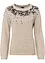 Maglione con paillettes, bonprix