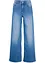 Jeans wide leg, a vita alta, bonprix