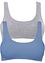 Reggiseno bustier con cotone (pacco da 2), bpc bonprix collection