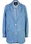 Blazer lungo in jeans con inserti smock ai lati, bpc bonprix collection