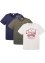 T-shirt (pacco da 3) con scolli diversi, John Baner JEANSWEAR