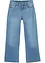 Jeans wide leg, vita media, bonprix