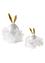 Statuetta decorativa coniglio a forma di uovo (set 2 pezzi), bpc living bonprix collection