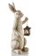 Statuetta decorativa coniglio con lanterna, bpc living bonprix collection