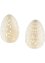 Soprammobile LED uovo con intagli (pacco da 2), bpc living bonprix collection