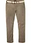 Pantaloni chino elasticizzati con cintura regular fit, straight, bonprix