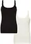 Top a costine in puro cotone (pacco da 2), bonprix