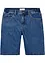 Bermuda in jeans con cinta elasticizzata ai lati, classic fit, bonprix