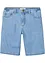 Bermuda in jeans con cinta elasticizzata ai lati, classic fit, bonprix
