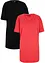 Abito t-shirt oversize con scollatura a V (pacco da 2), bonprix