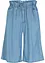 Bermuda di jeans in TENCEL™ Lyocell wide leg, a vita alta, John Baner JEANSWEAR