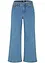 Jeans cropped wide leg, a vita media, bonprix