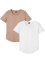 T-shirt in filato fiammato, slim fit (pacco da 2), RAINBOW