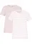 T-shirt con scollo rotondo in cotone (pacco da 2), bonprix