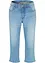 Jeans capri slim, a vita media, bonprix