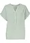Blusa a maniche corte in mussola, bonprix