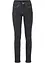 Jeans elasticizzati con inserti in similpelle, BODYFLIRT