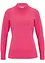 Maglione basic in maglia fine con collo dritto e cotone riciclato, bonprix