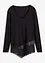 Maglia a maniche lunghe in materiale misto, BODYFLIRT