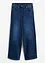 Jeans elasticizzati wide leg, a vita media, bonprix