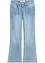 Jeans bootcut, vita media, bonprix