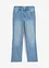 Jeans elasticizzati loose fit a vita alta, wide leg, bonprix