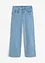 Jeans wide leg con cuciture decorative, RAINBOW