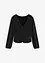 Maglia a maniche lunghe glitterata, bonprix