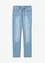 Jeans elasticizzati straight, a vita media, bonprix