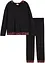 Pigiama con viscosa e pizzo bicolore, bpc bonprix collection